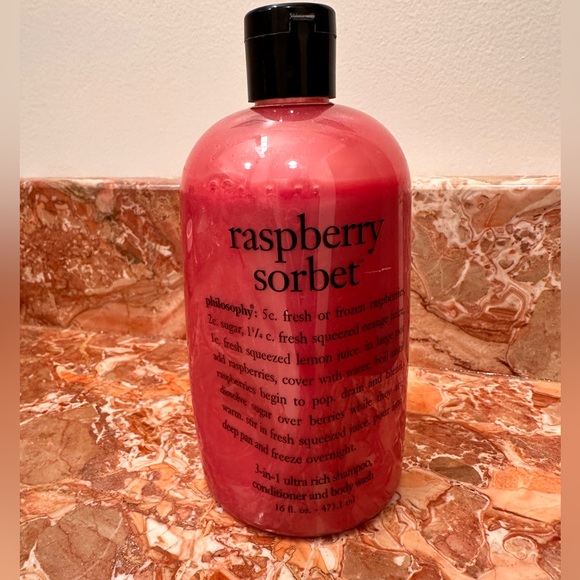 Philosophy Bath & Body Philosophy Raspberry Sorbet 3 In Shampoo